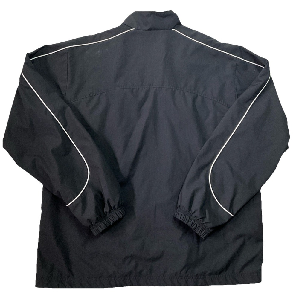 Nike Mens Black Zip Up Long Sleeve Windbreaker Jacket Size L - Picture 6 of 7